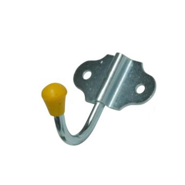 Gerätehaken single 5cm gelb