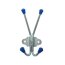 Gerätehaken quadro 11cm blau