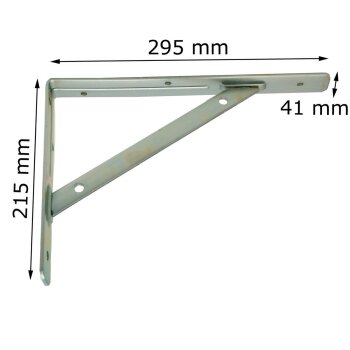 Stahlkonsole EXTREME 200 - 500 mm 215 x 295 mm