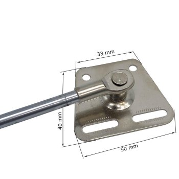 Gasdruckfeder GF1 silber 80N