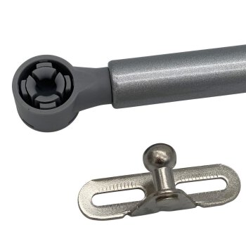 Gaszugdämpfer GF2 silber 120N