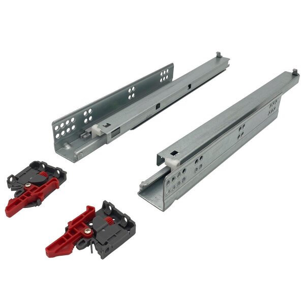 1 Paar Unterflur Laufschiene 2D SoftClose 45 cm