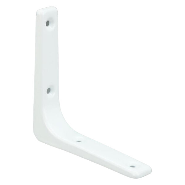 Stahlblechkonsole 30 - 130 mm weiß 50 x50 mm