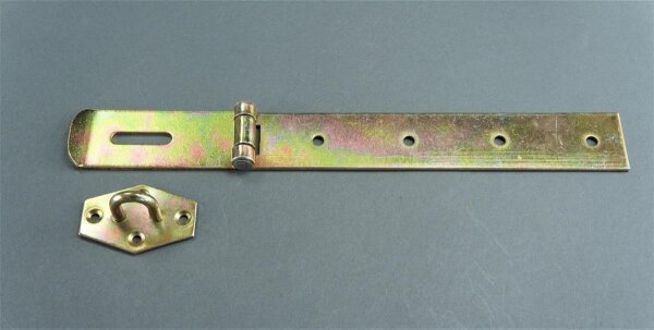 Vormann Sicherheitsüberfalle Länge 105 mm Höhe 35 mm Stahl blau verzinkt (10 Stk