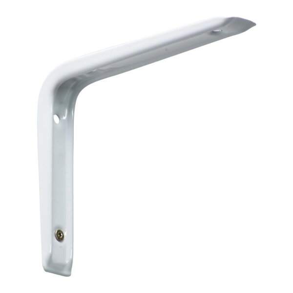 Stahlblechkonsole Regalwinkel Regal Konsole Wandkonsole Winkel Metall weiß 125 x 150 mm