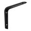 Stahlblechkonsole Regalwinkel Regal Konsole Wandkonsole Winkel Metall schwarz 125 x 150 mm