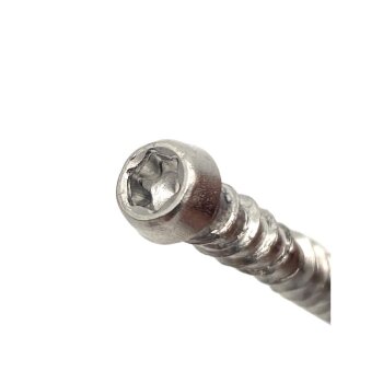 Terrassenschrauben A4 Edelstahl Gegengewinde Großpack 5 x 50 mm - 200 Stk.