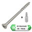 Terrassenschrauben A2 Edelstahl Senkkopf Großpack 4,2 x 35 mm - 200 Stk.