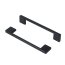 Möbelgriff - DESIGN schwarz 256 mm