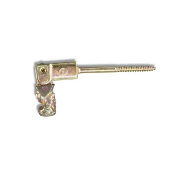 Fensterladenhalter Männchen galvanisiert gelb