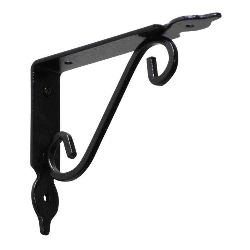 BRESKO Regalwinkel Schwarz Antik – 240x190mm Meta Produktbild-Vorschau 8
