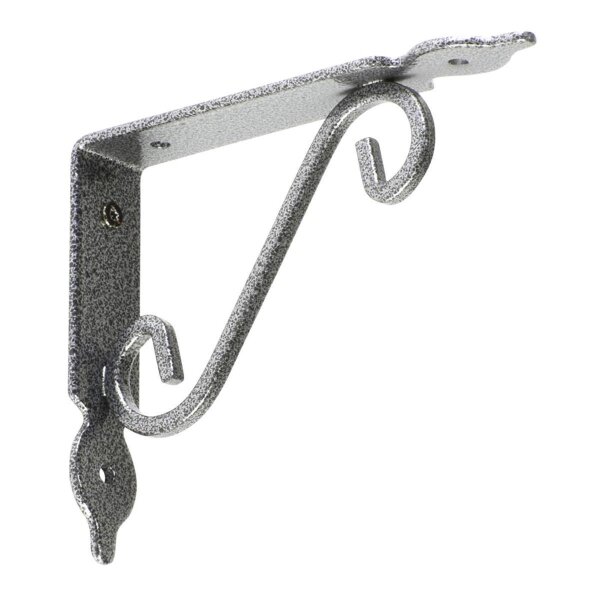 Regalwinkel Regalhalter Regalträger Wandkonsole Antik Retro silber 110 x 140 mm