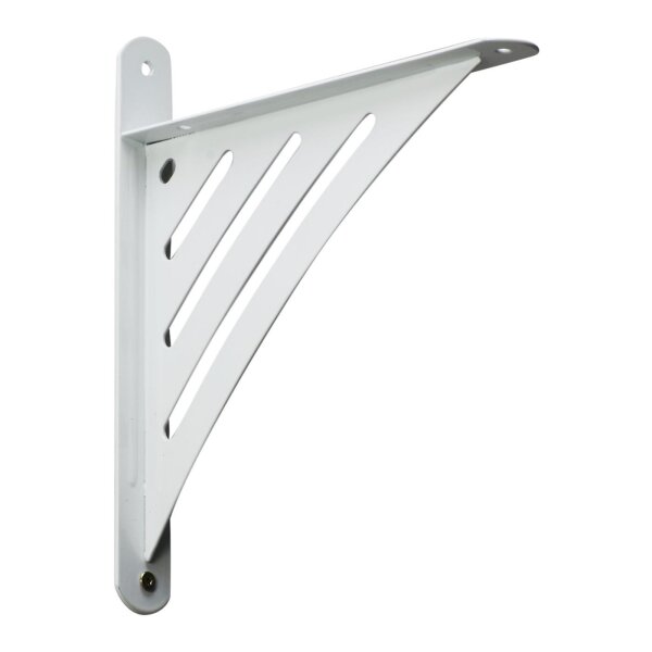 Regalwinkel 194 200 Stripe Regalträger Wandkonsole Konsole Regalhalter weiß