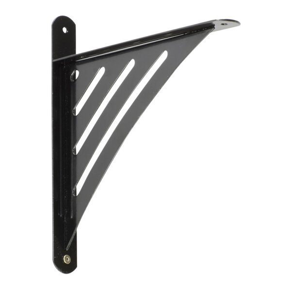 Regalwinkel 194 200 Stripe Regalträger Wandkonsole Konsole Regalhalter schwarz