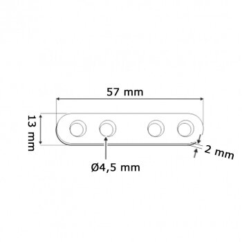 Flachverbinder 56 FLW60 (4 Stk.)