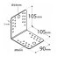 Winkelverbinder 105x105x90x3mm KL5