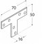T-Flachverbinder 70x50x16x2,0mm KT1